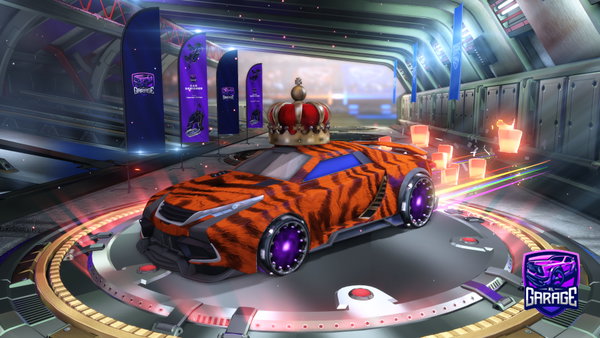 A Rocket League car design from Tiger_King_OG420