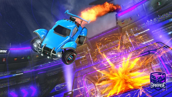 A Rocket League car design from Hudsonite
