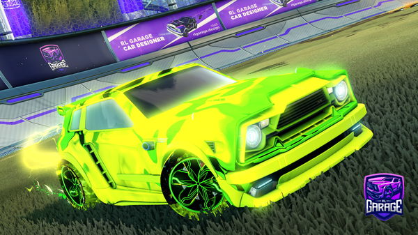 A Rocket League car design from Soccer_star109_1