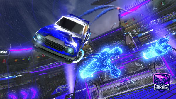 A Rocket League car design from Giratina