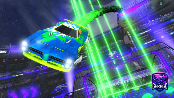 A Rocket League car design from FusionVoltage