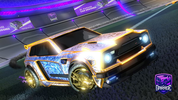 A Rocket League car design from Grandejuevos