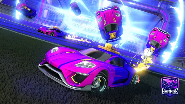 A Rocket League car design from Hug904hd