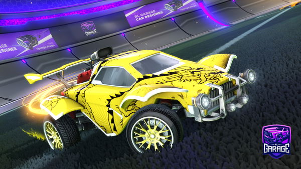 A Rocket League car design from KTPKlipz