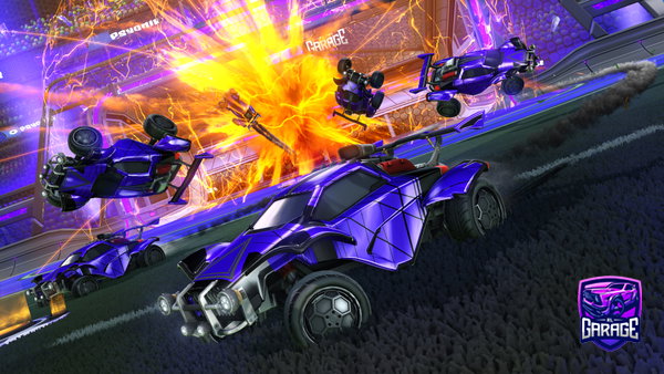 A Rocket League car design from Dragoncitow