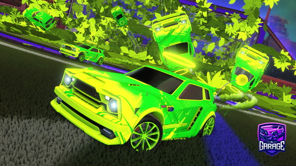 A Rocket League car design from ninjadog
