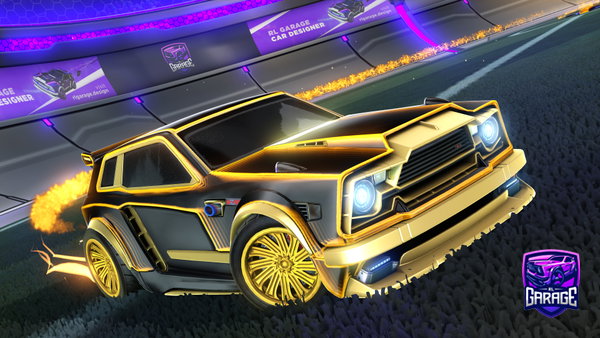 A Rocket League car design from ggsiuu