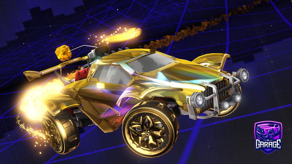 A Rocket League car design from Axolotlife