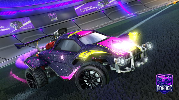 A Rocket League car design from BtoXXX