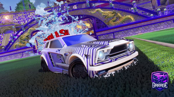 A Rocket League car design from yupyuppep