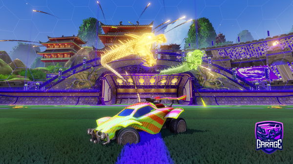 A Rocket League car design from CypherSong