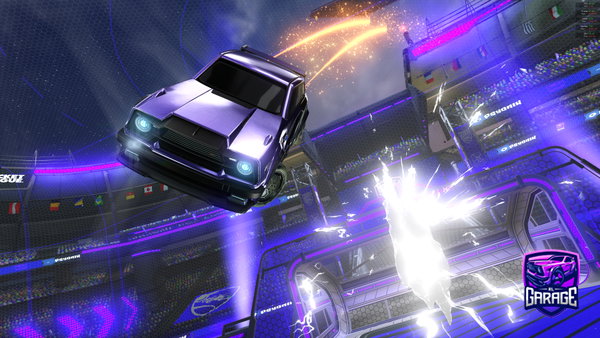 A Rocket League car design from glitch1fy