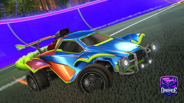 A Rocket League car design from Resolvet