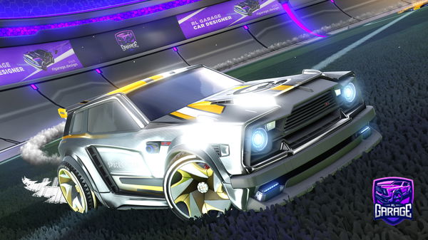 A Rocket League car design from Xman_611