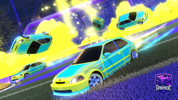 A Rocket League car design from javva