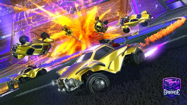 A Rocket League car design from MUJIGUARA