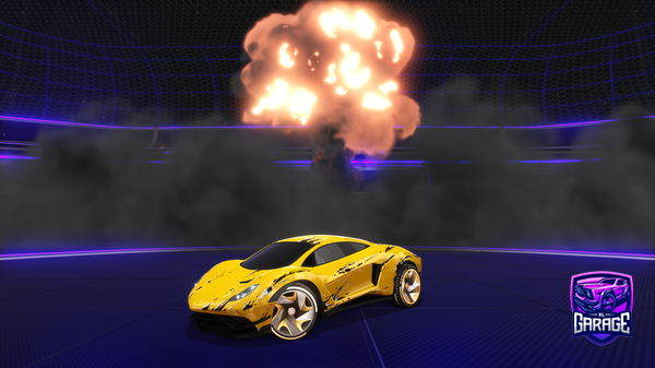 A Rocket League car design from Rogo195