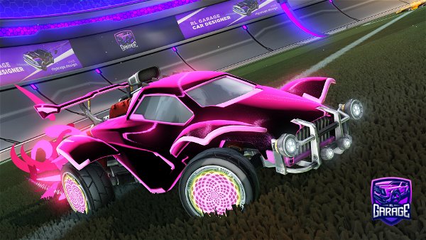 A Rocket League car design from Kitsune_Playload