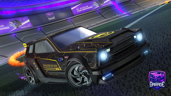 A Rocket League car design from OGtyler79