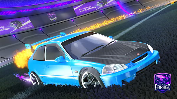 A Rocket League car design from SW_PULVZRL