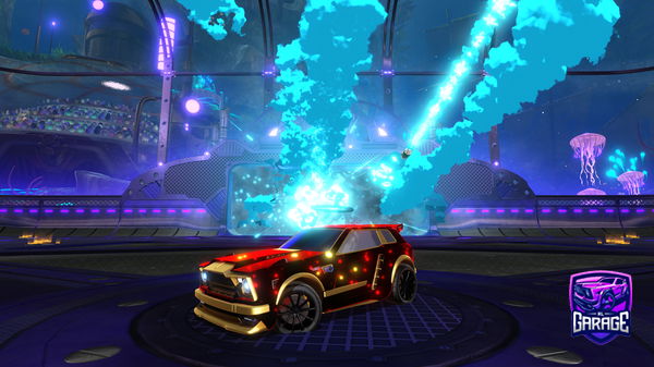 A Rocket League car design from LukeWPlaysYT