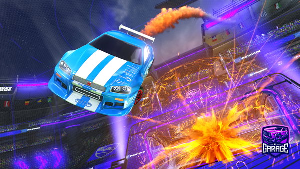 A Rocket League car design from FILO_No