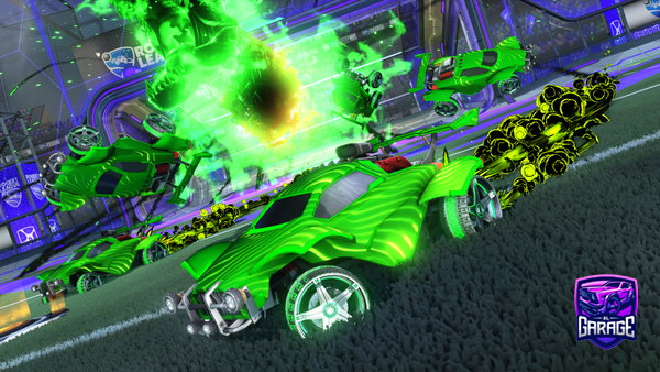 A Rocket League car design from bujlay