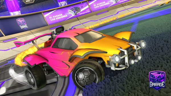 A Rocket League car design from sunsetblizzard