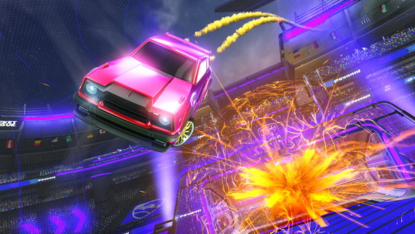 A Rocket League car design from EDF