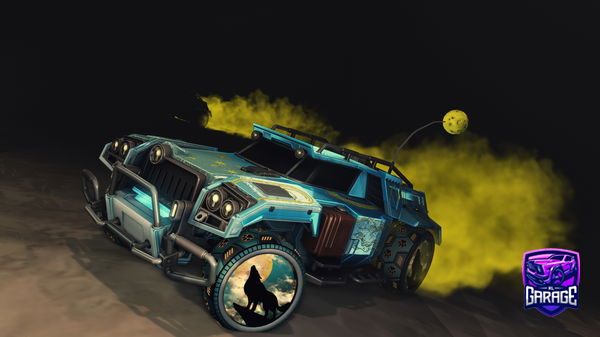 A Rocket League car design from MrRogers143