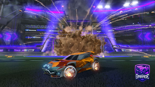 A Rocket League car design from miguelarts12