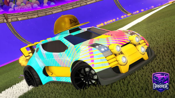 A Rocket League car design from Mat_Pro_21