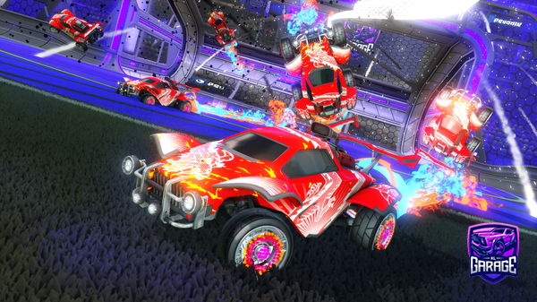 A Rocket League car design from Deldrachen