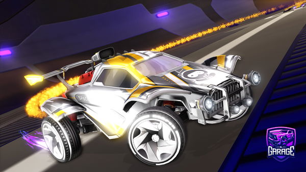 A Rocket League car design from Crazy_Cars