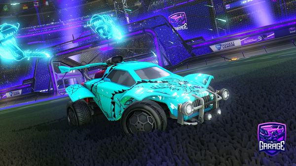 A Rocket League car design from Vxlues