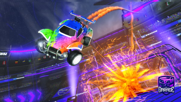 A Rocket League car design from sandeross