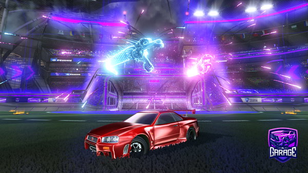 A Rocket League car design from DragonWrs18