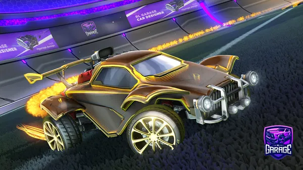 A Rocket League car design from sp4rkzz