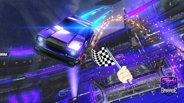 A Rocket League car design from Warpcreator