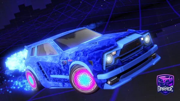 A Rocket League car design from santan