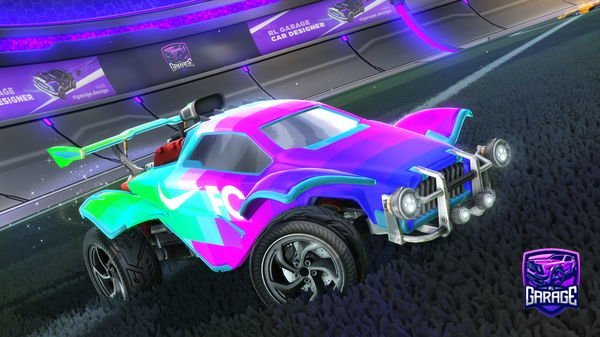 A Rocket League car design from Mti________endrit