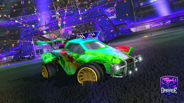 A Rocket League car design from Wowmachine