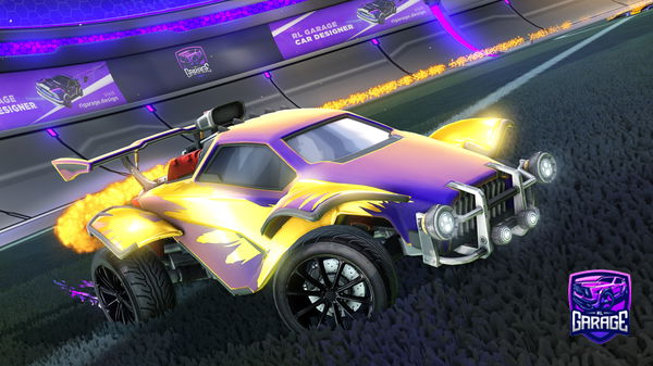 A Rocket League car design from King-Ban
