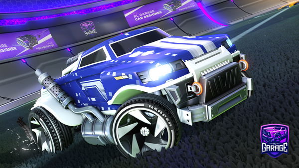 A Rocket League car design from dieguilin