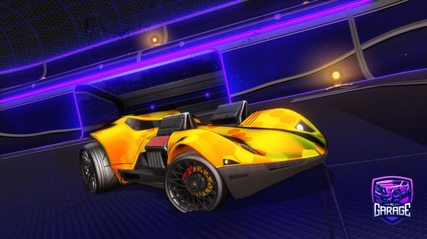 A Rocket League car design from WhiteKing