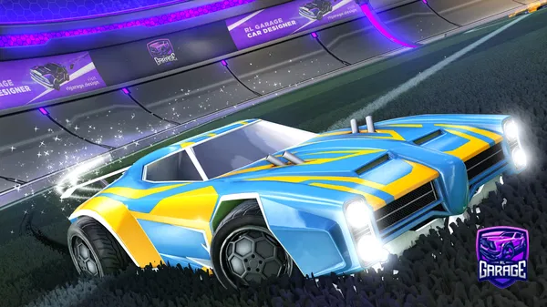 A Rocket League car design from Mechx4