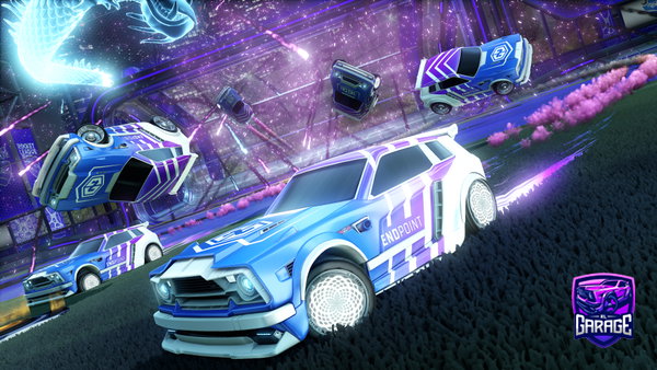 A Rocket League car design from Hue_Hannes