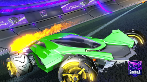 A Rocket League car design from TheSmilingOne