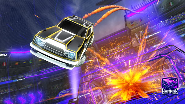 A Rocket League car design from Asilbzdg