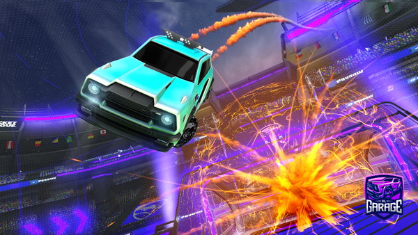 A Rocket League car design from tamborero